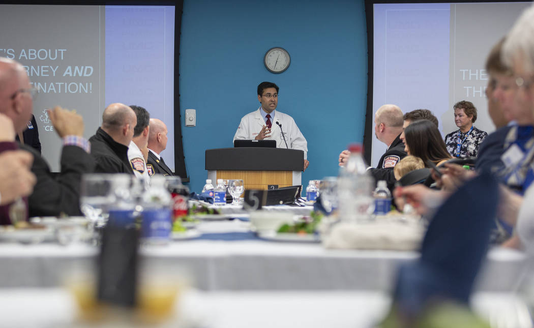 UMC Lions Burn Care Center medical director Dr. Syed Saquib shares his gratefulness for the eme ...