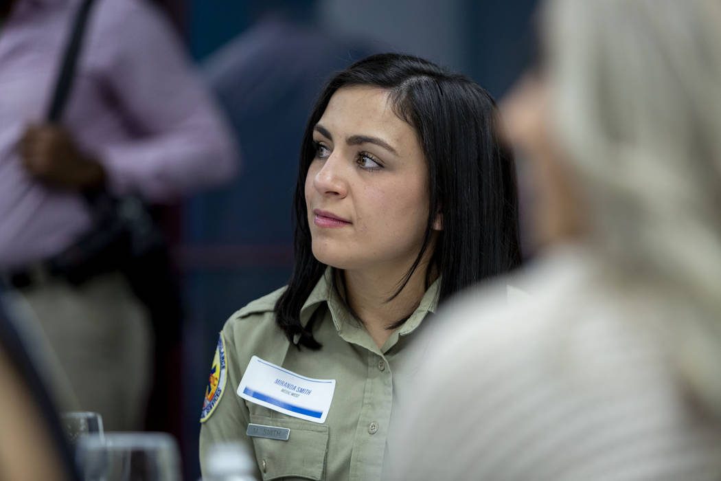 Miranda Smith, paramedic with MedicWest, attends a UMC luncheon recognizing emergency medical s ...