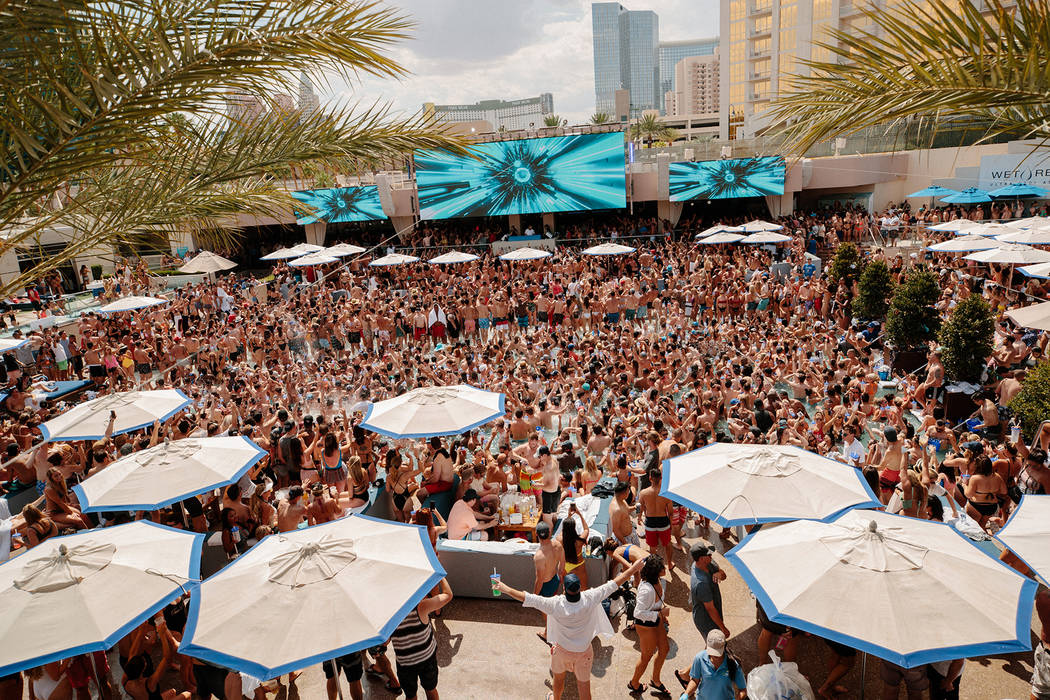Wet Republic at MGM Grand is shown during the 2019 season. (Wolf Productions)