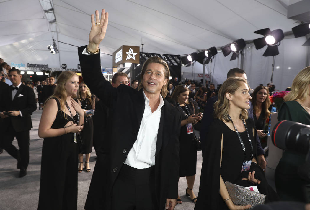 Brad Pitt arrives at the 26th annual Screen Actors Guild Awards at the Shrine Auditorium & ...