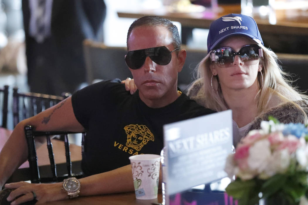 Race horse Next Shares co-owner Michael A. Iavarone and his wife Jules watch the draw for the P ...