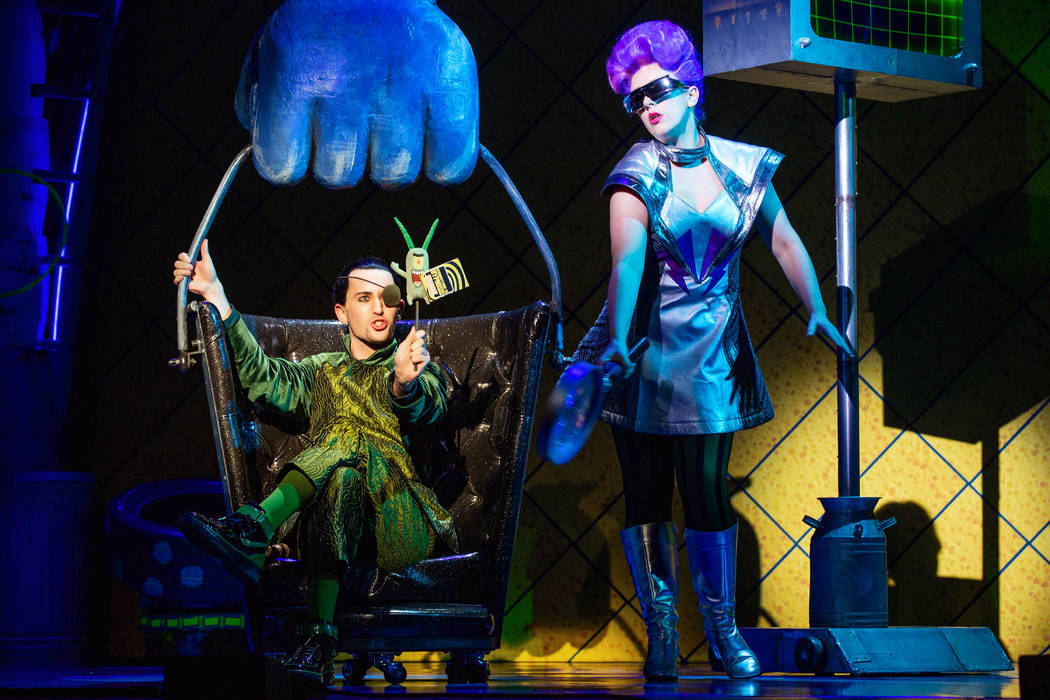 "The SpongeBob Musical" opens an eight-show run Tuesday at The Smith Center for the P ...