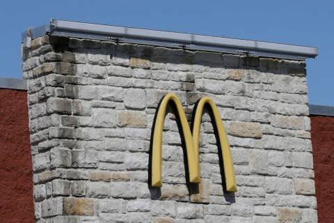 This Oct. 17, 2019, file photo shows the exterior of a McDonald's restaurant in Mebane, N.C. (A ...
