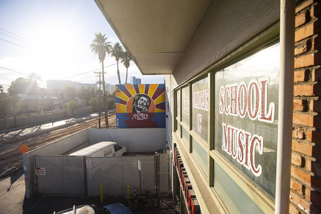 A view of New Orleans Square in Las Vegas on Tuesday, Jan. 28, 2020. (Chase Stevens/Las Vegas R ...