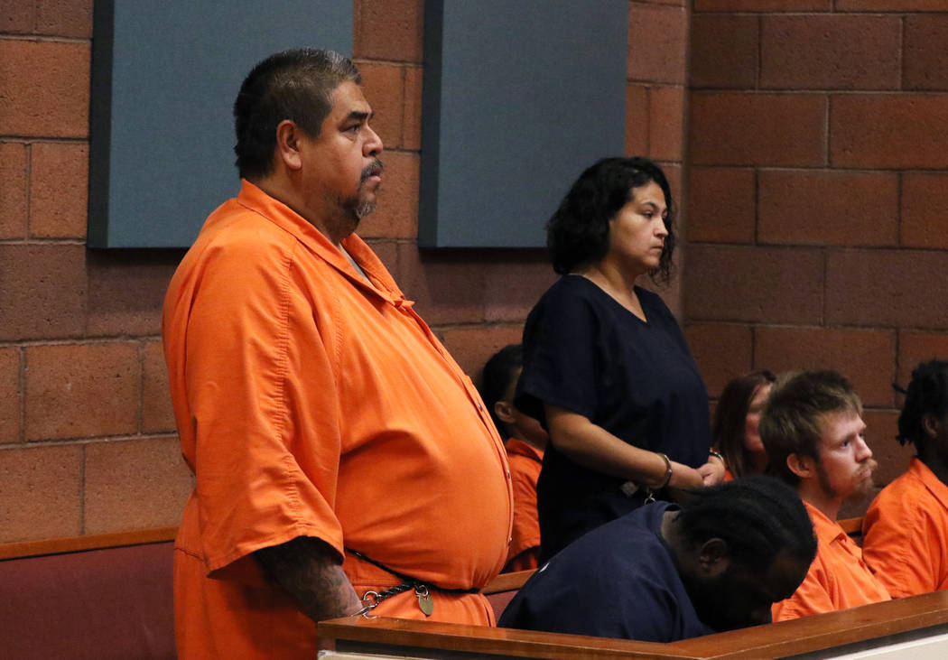 Raul Ramos and Adriana Hernandez, the couple accused of leaving a dead baby in a North Las Vega ...