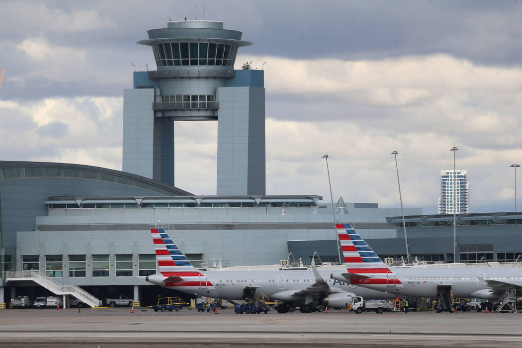 McCarran International Aiport in Las Vegas, Thursday, Nov. 21, 2019. (Erik Verduzco / Las Vegas ...