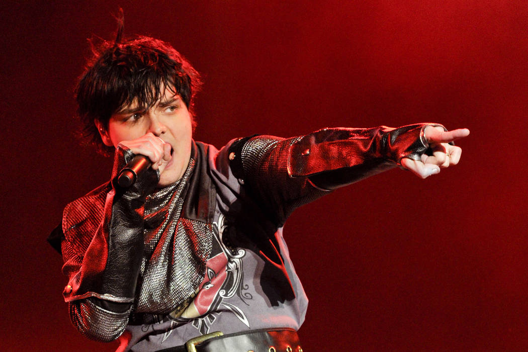 Gerard Way of My Chemical Romance performs during day 1 of the Voodoo Experience at City Park o ...