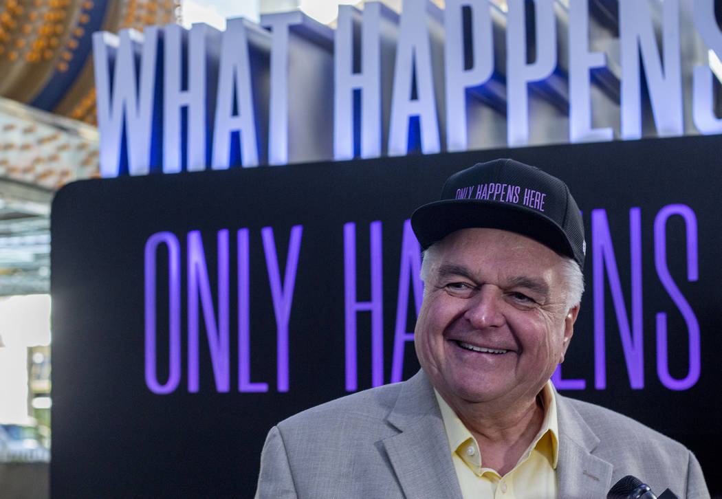 Nevada Gov. Steve Sisolak endorses Las Vegas' new slogan, " What Happens Here, Only Happen ...