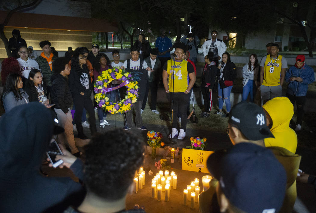 Attendees tell stories about the impact Kobe Bryant had on their lives during a vigil for Bryan ...