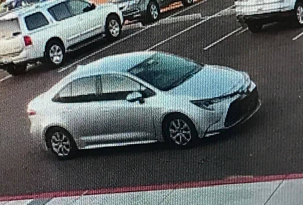 Las Vegas police released surveillance photos of vehicles used in recent mail thefts. One vehic ...