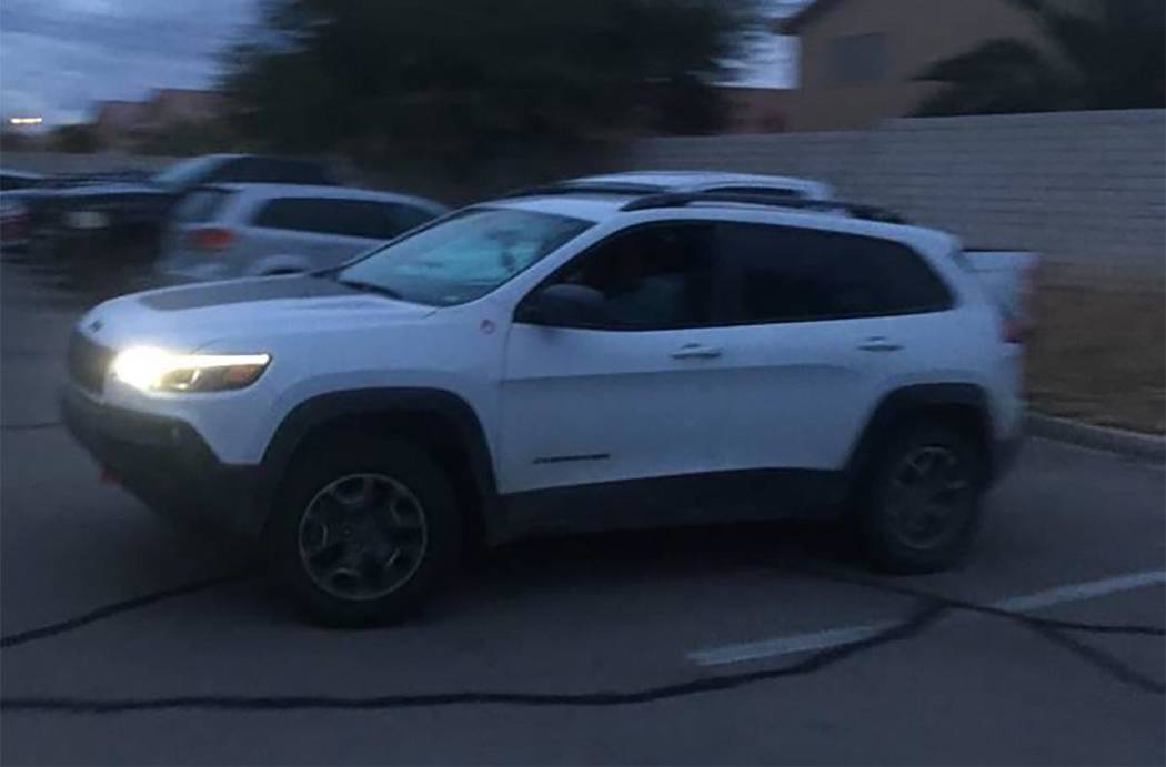 Las Vegas police released surveillance photos of two vehicles used in recent mail thefts. One v ...