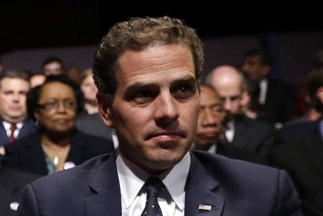 In an Oct. 11, 2012, file photo, Hunter Biden waits for the start of the his father's, Vice Pre ...