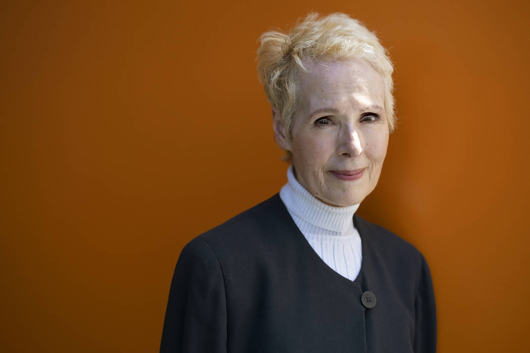 E. Jean Carroll poses for a photo June 23, 2019, in New York. Lawyers for Carroll who accuses P ...