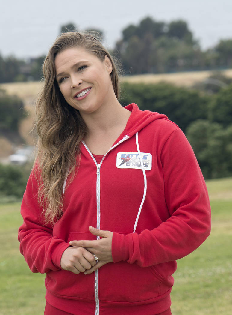 Ronda Rousey serves as a team captain on "Battle of the Network Stars." (ABC/Byron Cohen)