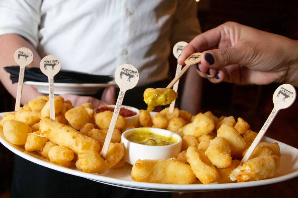 Fried cheese curds. (Holsteins Shakes & Buns)