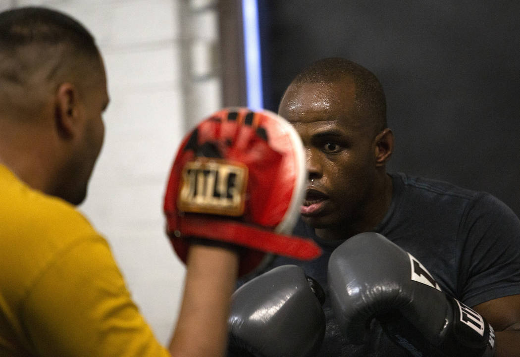 Heavyweight boxer Rubens Nicolas eyes to make a punch on Friday, Jan. 24, 2020, at Johnny Tocco ...