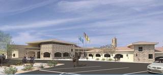 An artistic rendering shows what the new St. Anthony of Padua Roman Catholic School in Henderso ...