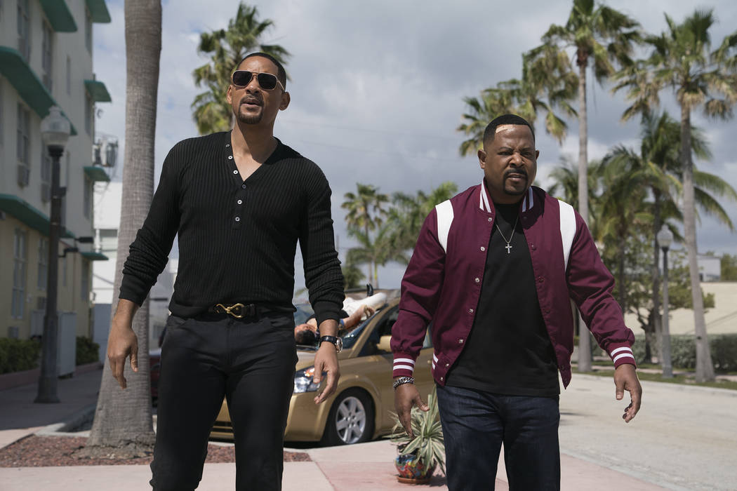 This image released by Sony Pictures shows Martin Lawrence, right, and Will Smith in a scene fr ...