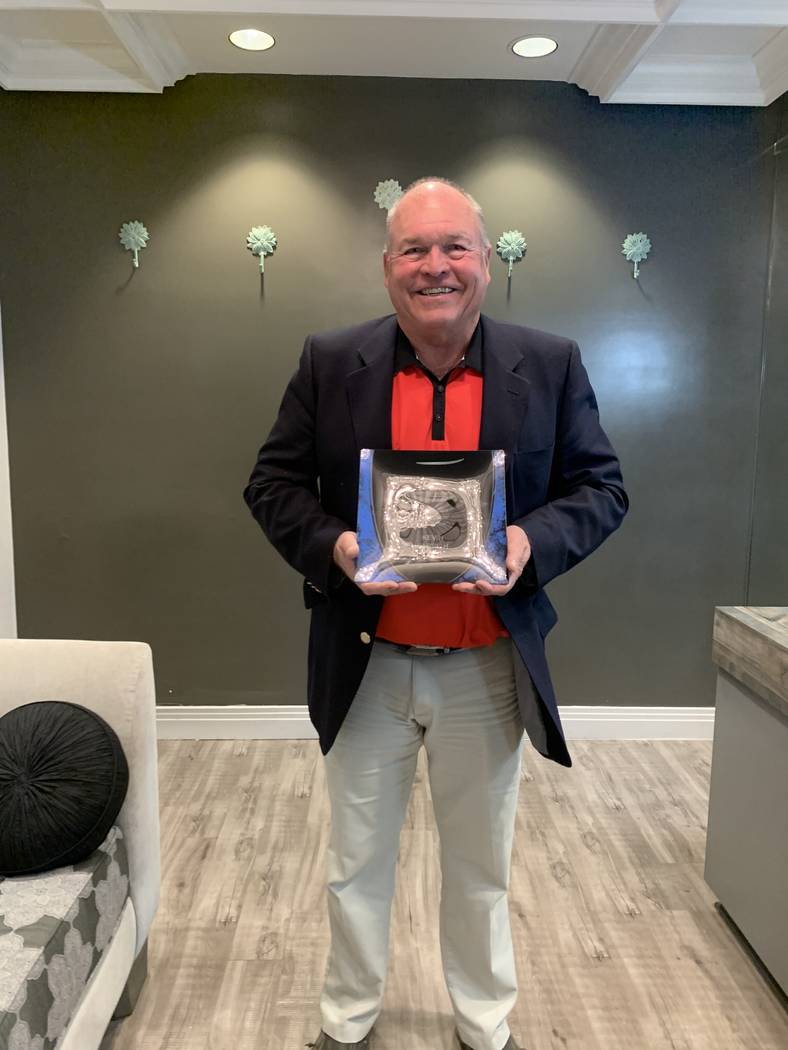 Kevin Parrish, the 2019 Southern Nevada Golf Association silver division player of year, achiev ...