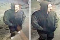 Police are searching for a man connected to an armed robbery Wednesday, Dec. 11, 2019, on the 7 ...