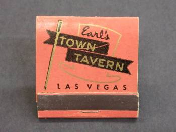 A matchbook cover from the collection at the Clark County Museum (Clark County Museum)