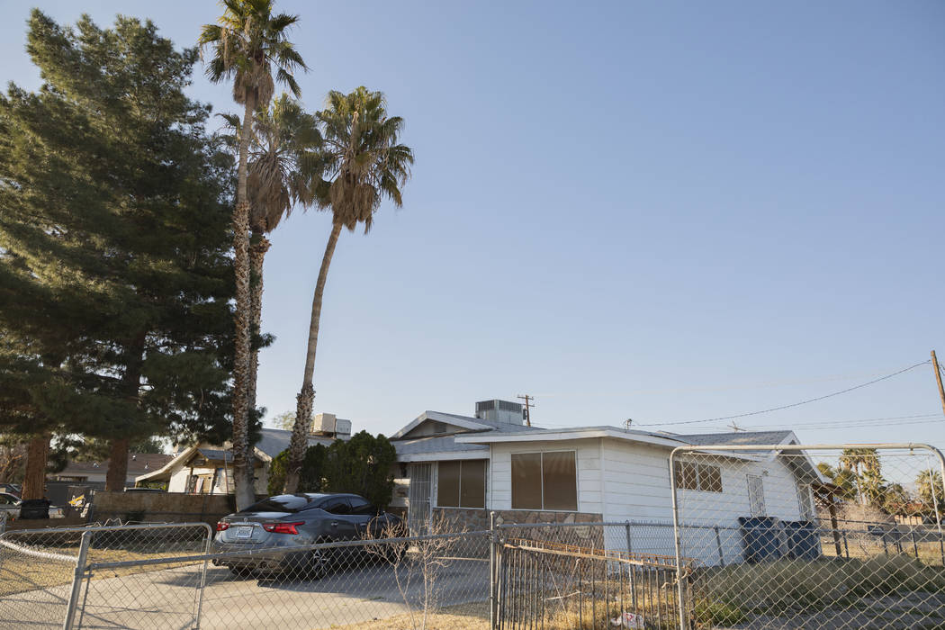 Jackie Brantley grew up in this house, two blocks away from Jackson Street in West Las Vegas. ( ...