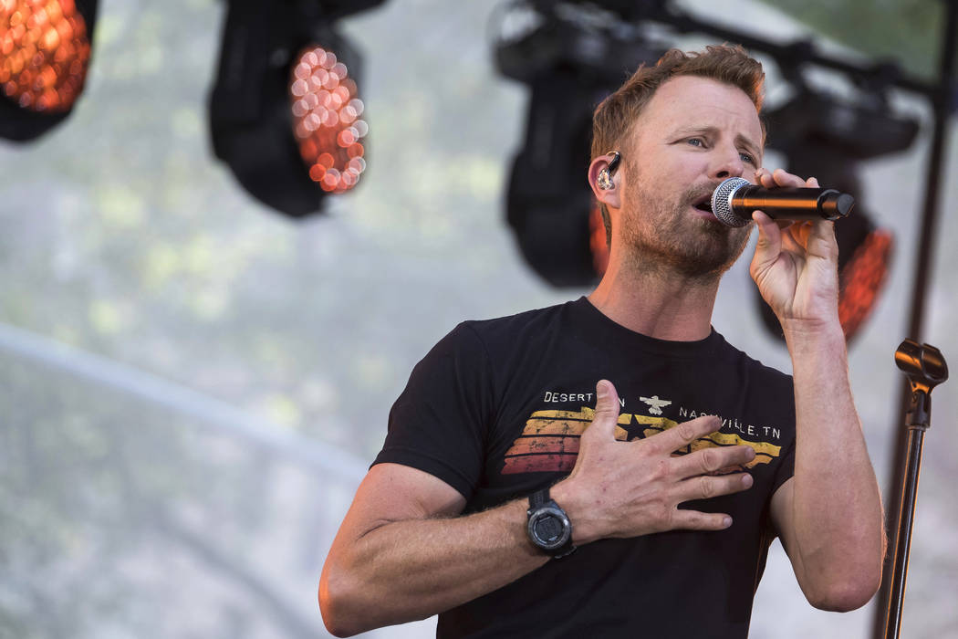 In this Aug. 1, 2019 file photo, country music Dierks Bentley performs on NBC's Today show at R ...