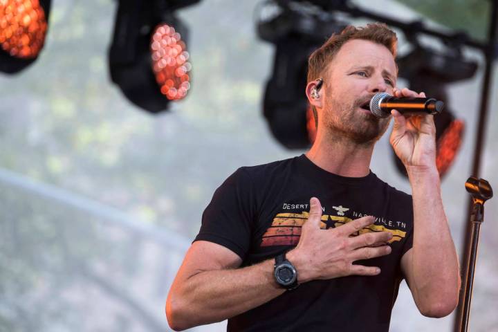 In this Aug. 1, 2019 file photo, country music Dierks Bentley performs on NBC's Today show at R ...