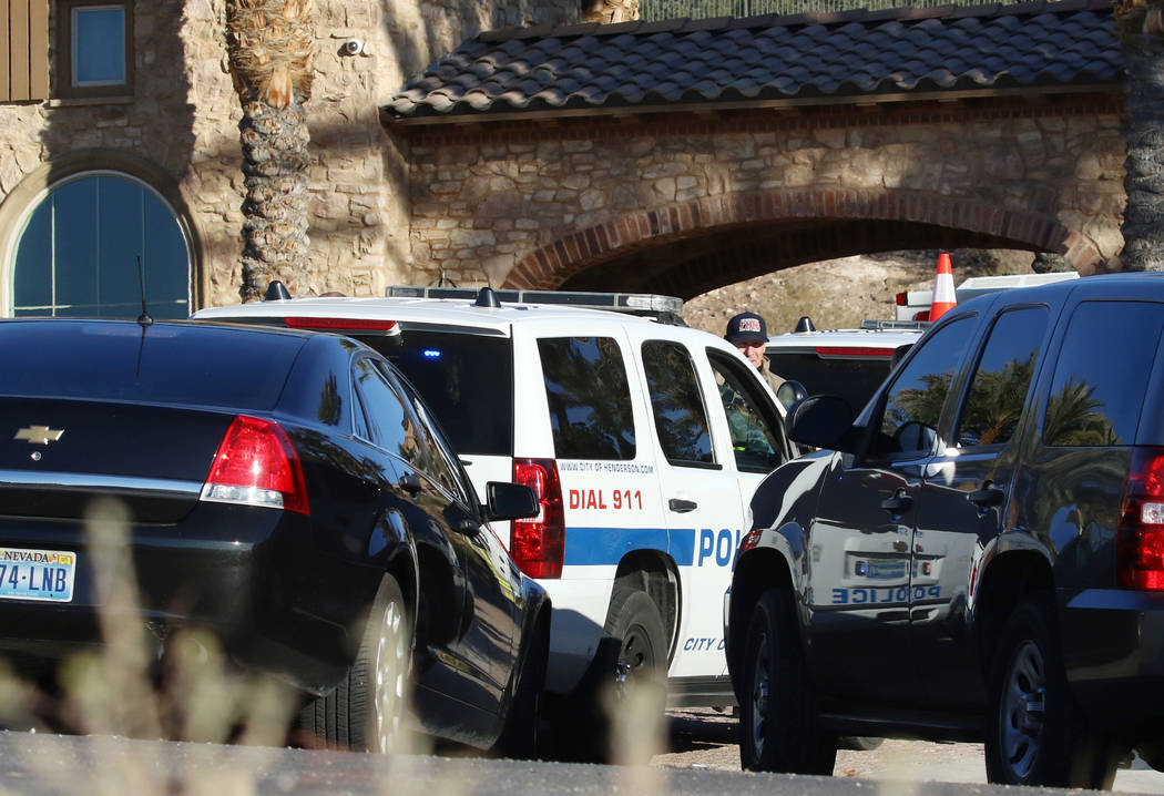 Henderson police deployed a SWAT team at a residence Thursday morning as part of a search for t ...