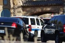 Henderson police deployed a SWAT team at a residence Thursday morning as part of a search for t ...