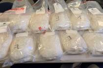 The Drug Enforcement Administration said more than 30 pounds of methamphetamine hidden in fire ...