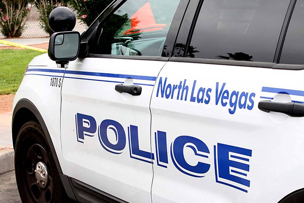North Las Vegas police vehicle. (Michael Quine/Las Vegas Review-Journal)