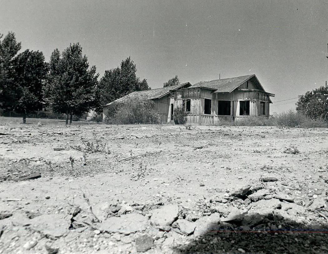 Part of Kiel Ranch is seen in July 1983. (Las Vegas Review-Journal file)