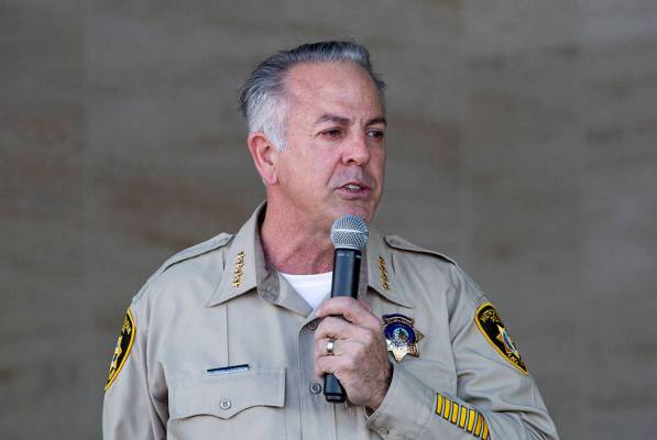 Sheriff Joseph Lombardo (Elizabeth Page Brumley /Las Vegas Review-Journal)
