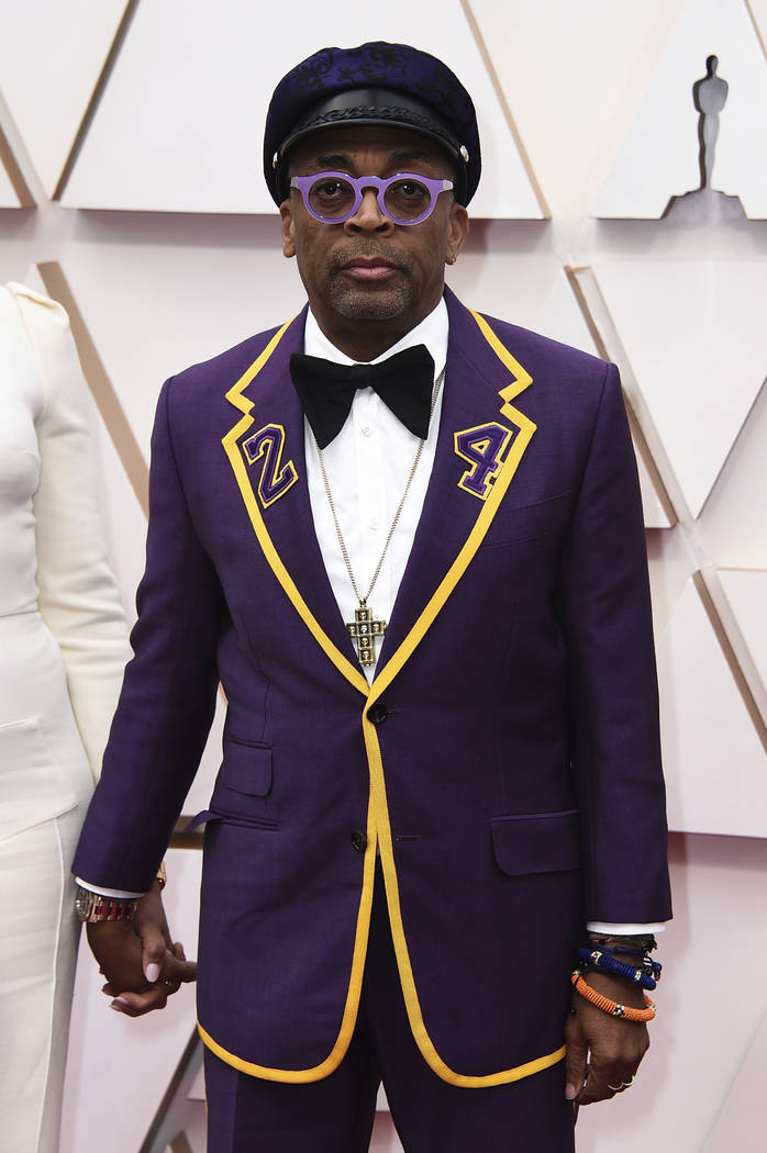 Spike Lee arrives at the Oscars on Sunday, Feb. 9, 2020, at the Dolby Theatre in Los Angeles. ( ...