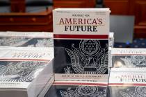 President Donald Trump's budget request for fiscal year 2021 arrives at the House Budget Commit ...