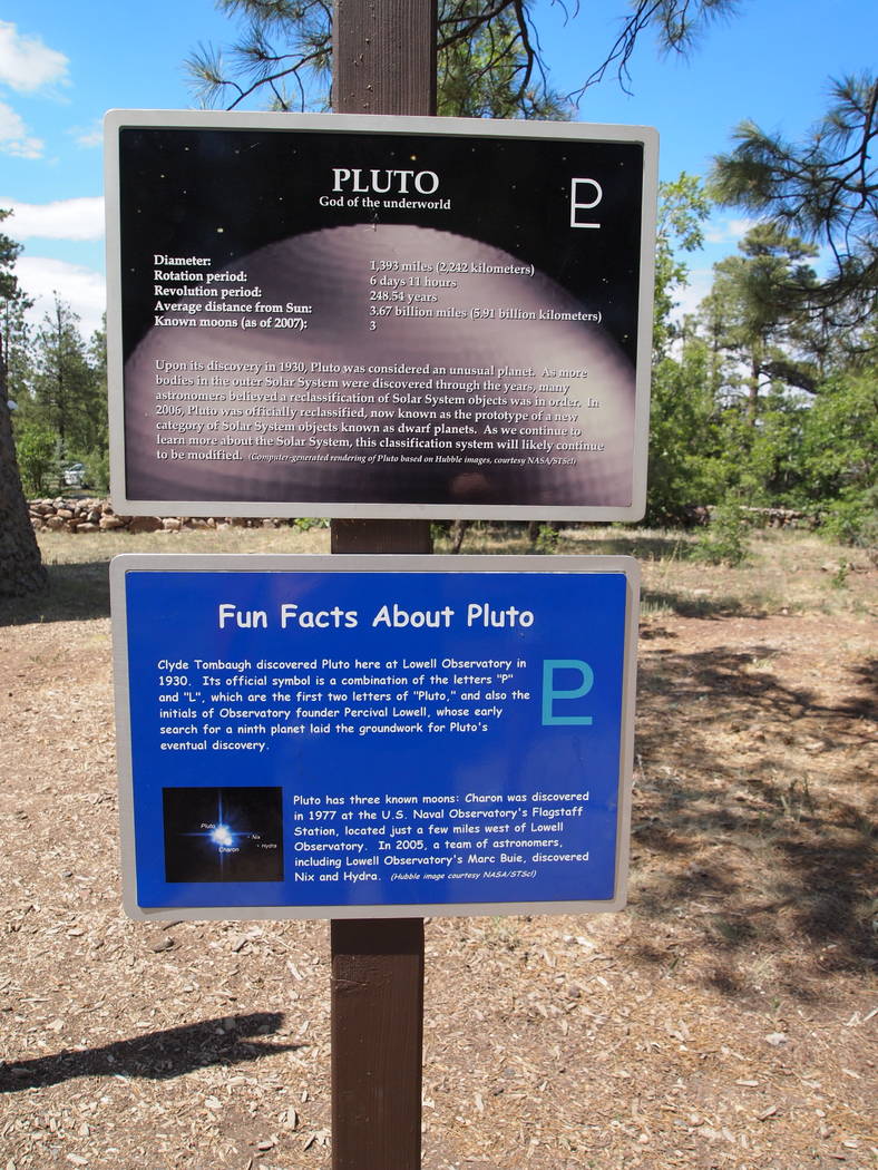 Signs at Lowell Observatory (Carri Geer Thevenot)