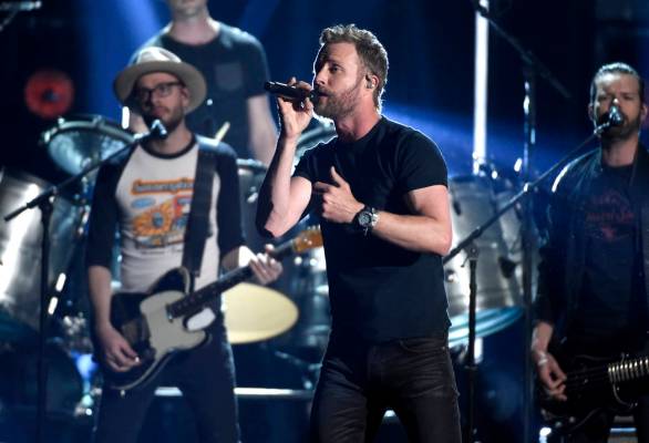 Dierks Bentley performs "Woman, Amen" at the 53rd annual Academy of Country Music Awa ...