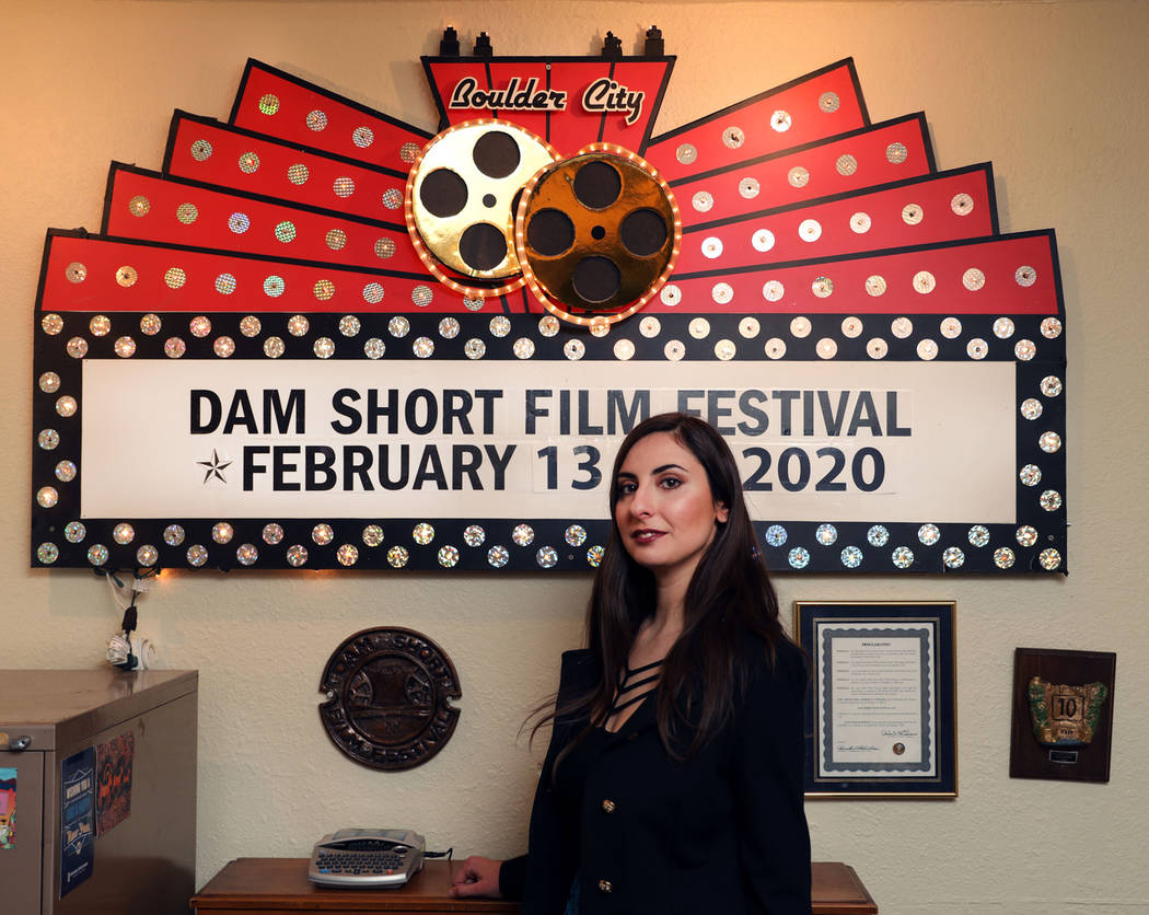 Tsvetelina Stefanova, the new executive director of the Dam Short Film Festival, poses for a po ...