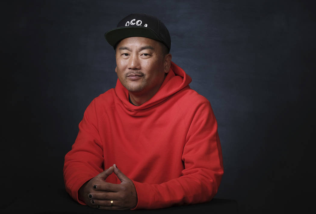 Chef Roy Choi, host of the new television series "Breaking Bread," poses for a portra ...