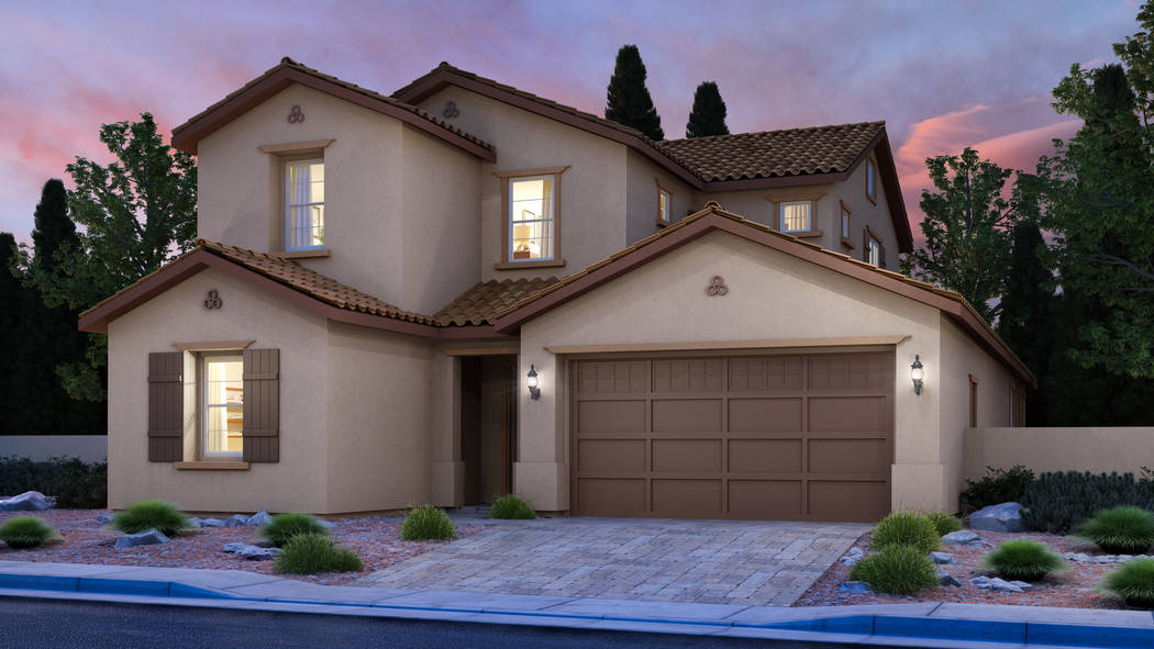 The newest addition to the Skye Canyon master-planned community in the northwest Las Vegas Vall ...