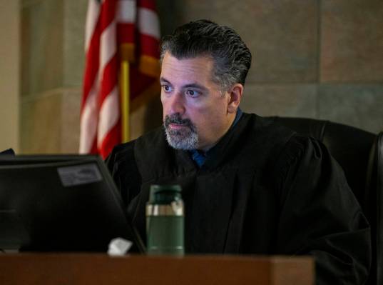 Judge Joe M. Bonaventure presides over the first appearance by Matthew Michael Ralphs, a suspec ...