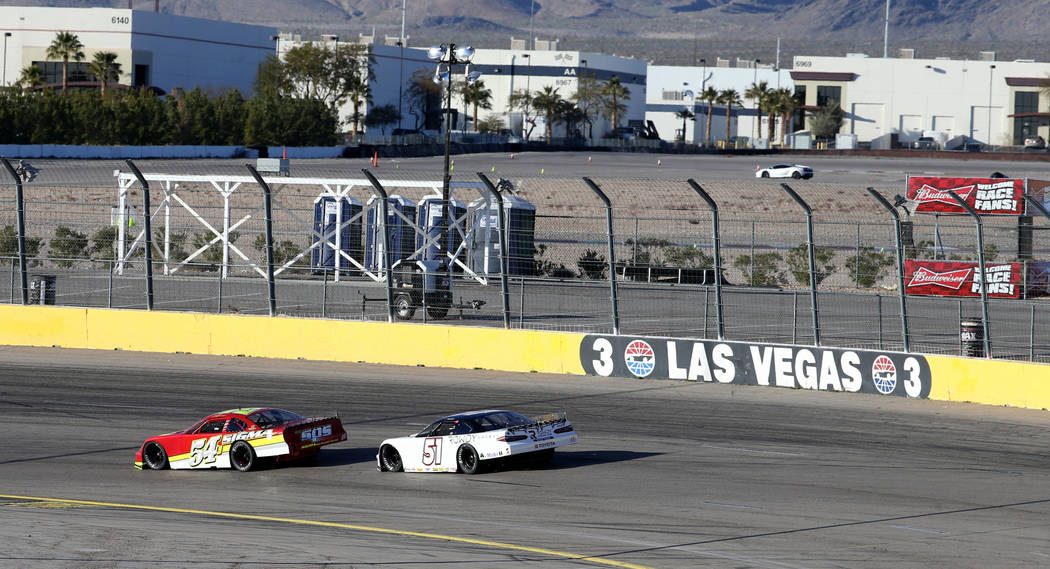 Las Vegas native and reigning NASCAR Cup Series champion Kyle Busch (51) makes a practice run a ...