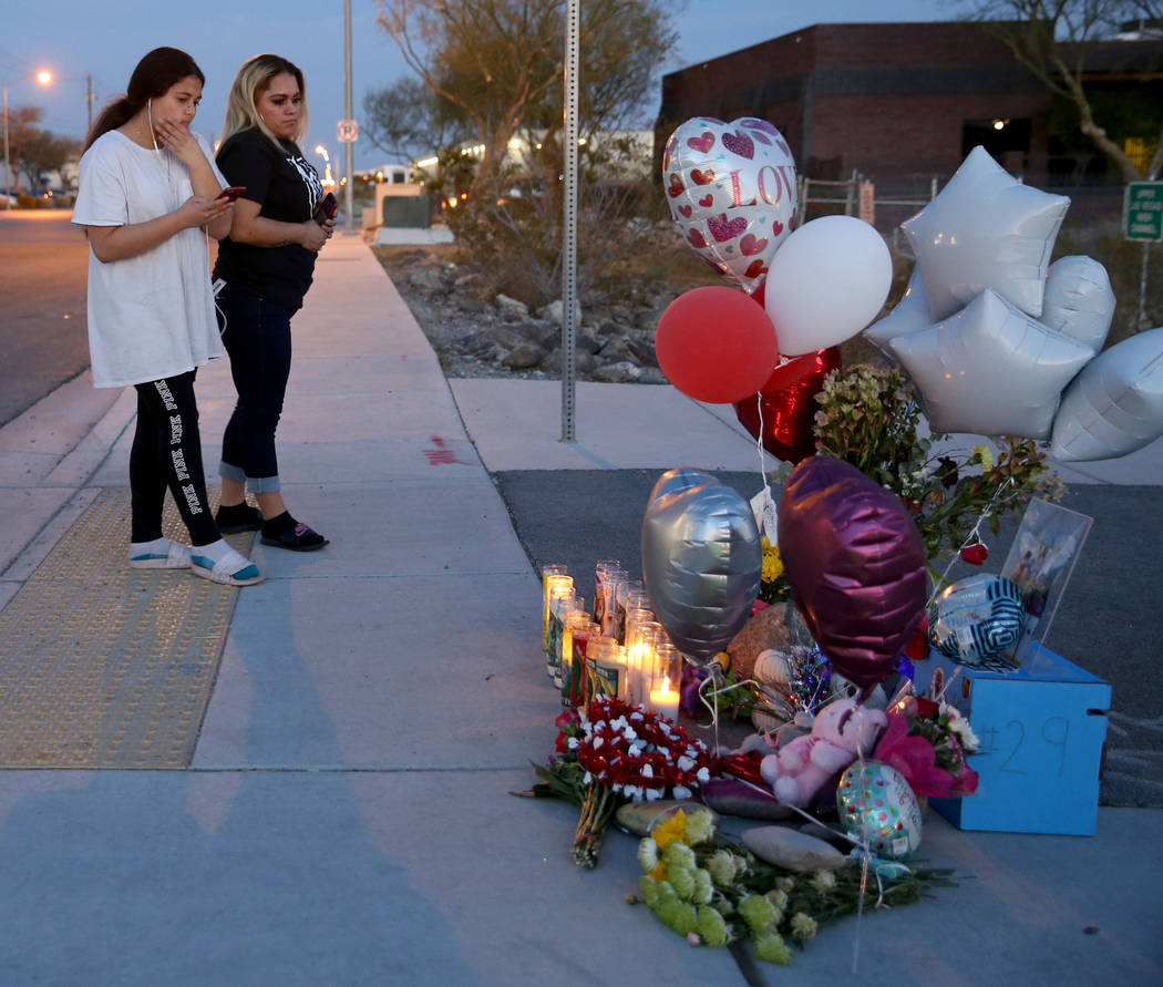 Melany Romero, 11, a fellow student of a 12-year-old boy who died Friday after getting struck b ...