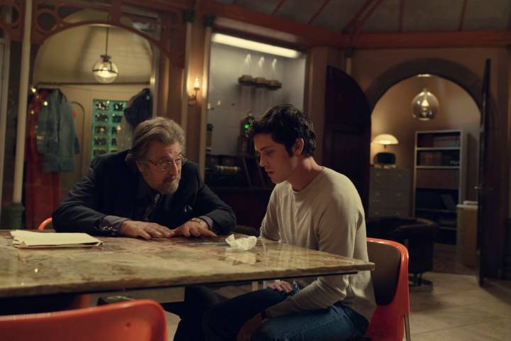 Al Pacino and Logan Lerman star in "Hunters." (Christopher Saunders/Amazon Studios)