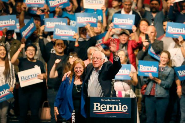 Bernie Sanders visits El Paso for a rally Saturday, Feb. 22, at the Abraham Chavez Theatre in E ...