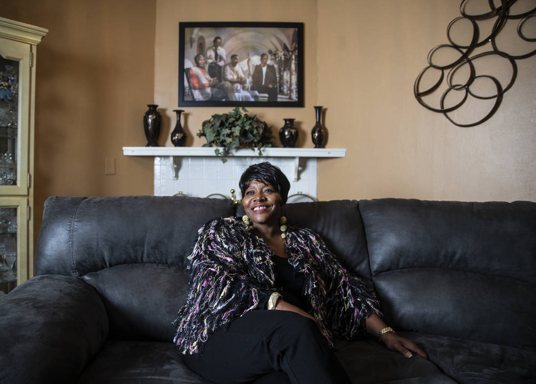 Nancy Brown at her home in North Las Vegas on Tuesday, Feb. 25, 2020. (Benjamin Hager/Las Vegas ...