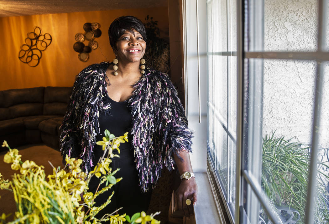 Nancy Brown at her home in North Las Vegas on Tuesday, Feb. 25, 2020. (Benjamin Hager/Las Vegas ...