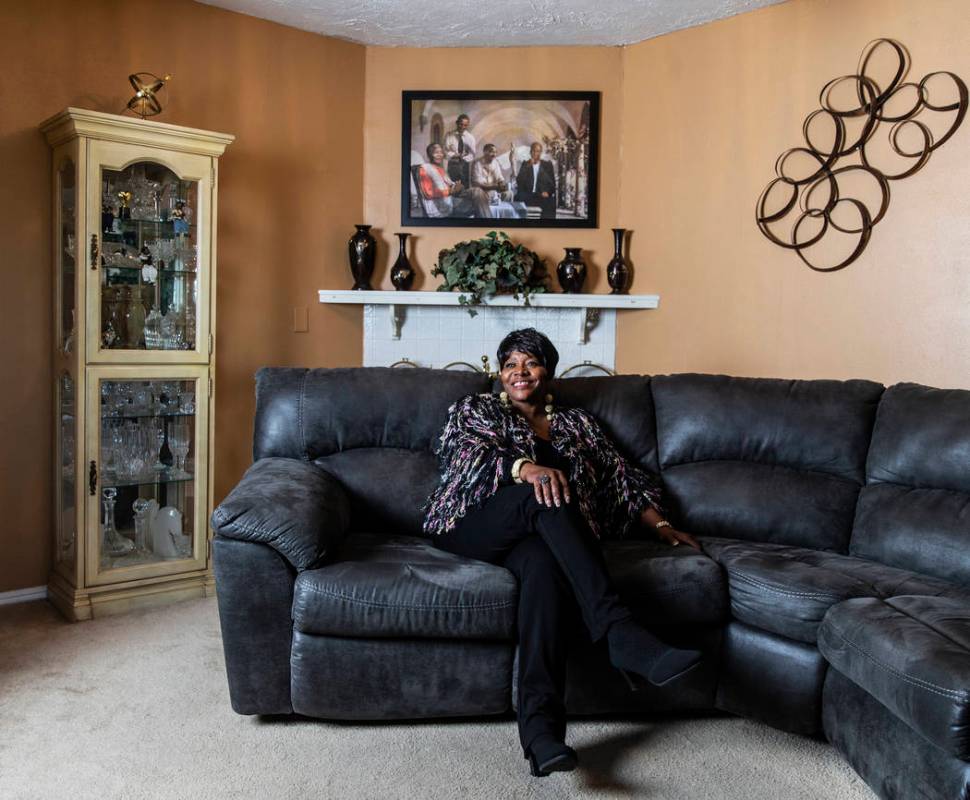 Nancy Brown at her home in North Las Vegas on Tuesday, Feb. 25, 2020. (Benjamin Hager/Las Vegas ...