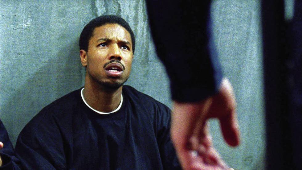 This film publicity image released by The Weinstein Company shows Michael B. Jordan in a scene ...